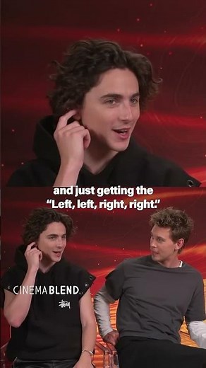 Timothée Chalamet Talks Filming 'Dune 2' Action In The Desert