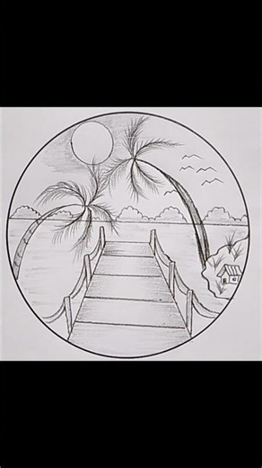 how to draw circle drawing with pencil step by step #zkartanddrawing #easydrawing