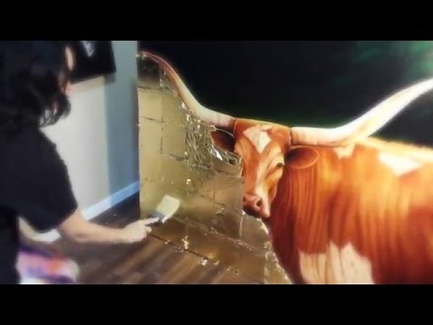 How To Gilding: Gold (Imitation Gold) Leafing an Oil Painting