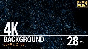 Falling Sparkling Snow Background 4K