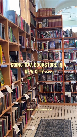 Seattle travel tip: Don’t miss this cozy bookstore 📚✨ Save this spot for your next PNW trip! #seattletravel #booktok #bookstorevibes #travel #pnwlife @Arundel Books
