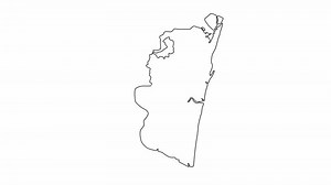 Download animated sketch of Chennai city map in India for free