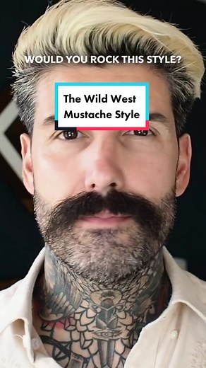 How to Rock a Wild West Mustache Style