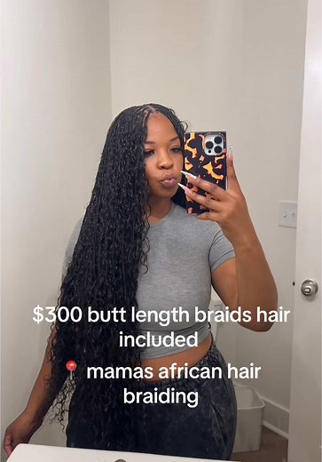 Mama's African Hair Braiding: Perfect Butt Length Braids