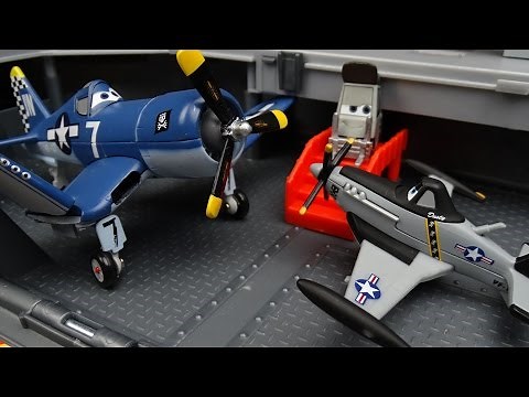 Dusty Crophopper's Training Challenge - Skipper's Yorkie Aircraft Carrier Story