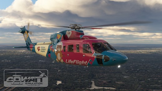 CowanSim Releases Sikorsky S76C   for Microsoft Flight Simulator 2020/2024 - FSElite