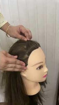 Quick Criss-Cross Hair Design with Red Bow Accent 🎀 | Try This Simple Everyday Hairstyle! 🎀