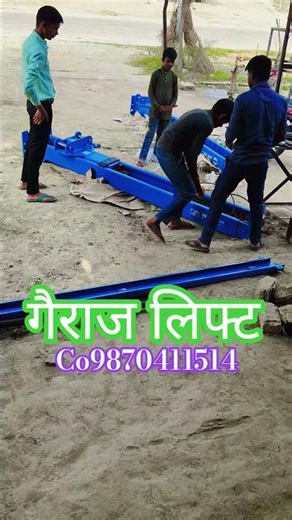 garage two post hydraulic lift installation