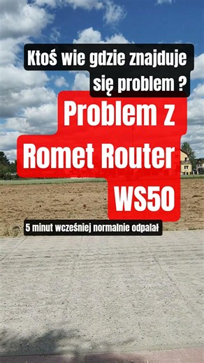 awaria motocykla Romet Router WS50
