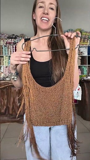 TUTORIAL GRATIS ya disponible! Top tejido en dos agujas super facil para principiantes paso a paso