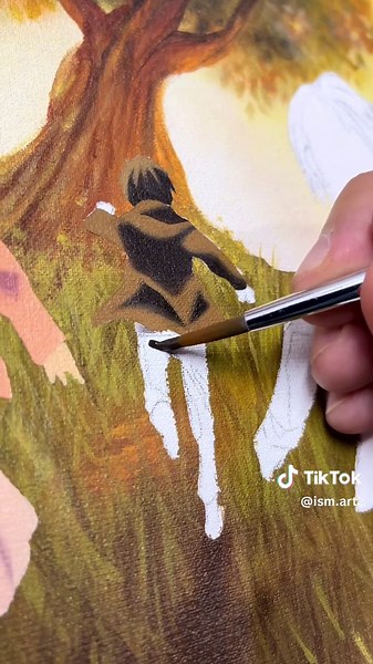 Pintura Acrílica de Shingeki no Kyojin