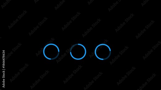 circle loading bar icon animation. 4k video of Animation of circle progress bar spinning animation. Progress bar and loading animation in a colorful circle design