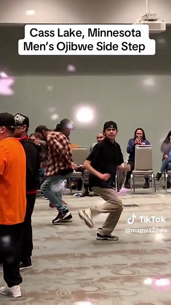 Men’s Ojibwe Side Step Dance in Cass Lake, Minnesota