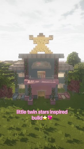 Ideas for Hello Kitty and Little Twin Stars Minecraft Builds