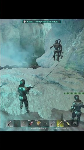 Easy Cage In Ice Cave! - Ark: Survival Ascended
