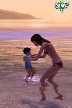 How Toddlers Play in the Ocean – Sims 3 vs Sims 4