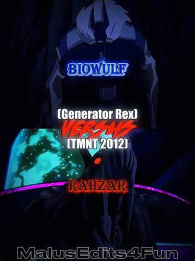 Rahzar vs Biowulf #shorts #generatorrex #tmnt