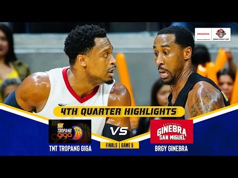 GINEBRA vs TNT FINALS G5 | 4TH QUARTER HIGHLIGHTS | PBA SEASON 49 COMMISSIONER’S CUP