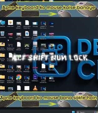 Make keyboard a mouse how to use keyboard without mouse #keyboard