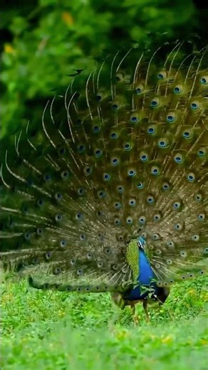 🦚 Nature’s Masterpiece | Magnificent Peacock Display ✨ #shorts #peacock