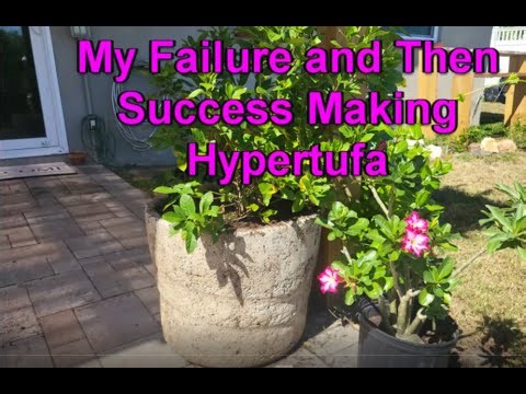 Failing and then Succeeding at Hypertufa: What I Learned