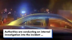 Terrifying dashcam footage shows suspects barrel through police officer