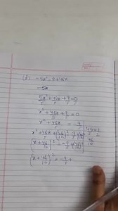 Use the method of completing squares to solve the following equ... | Filo