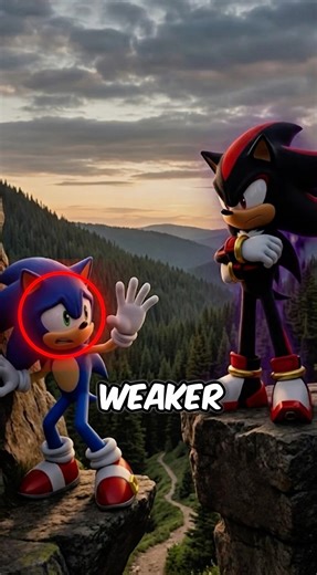why people think Sonic is weaker than Shadow?😳 #shorts