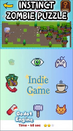 Instinct Logic Zombie Puzzle Game Play Android Game Indie Game Puzzle Game Mobile Game #puzzlegame #androidgames #mobielgames #casual #zombiegame #zombiesurvival #godot #godotengine #indiegame #indiegaming Instinct: Logic Zombie Puzzle Game Solve logic puzzles fast — every second counts before zombies Instinct: Puzzle & Survival Challenge Think fast. Solve smart. Survive longer. Instinct is a thrilling logic and color puzzle game that now blends brain-teasing strategy with zombie survival tensio