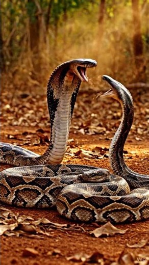 Python vs python #wildlife #wildlifefights #animalfight #wildanimals #wildlifeencounters #animals