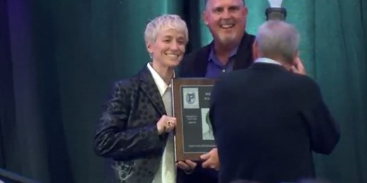 ‘Portland is home’: Soccer legend Megan Rapinoe inducted into Pilots’ 2024 Hall of Fame