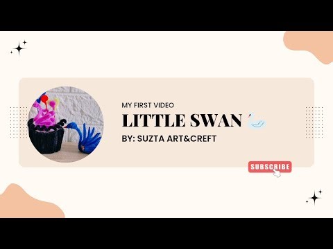 Swan 🦢 ornament tutorial 😁 my first video please watching