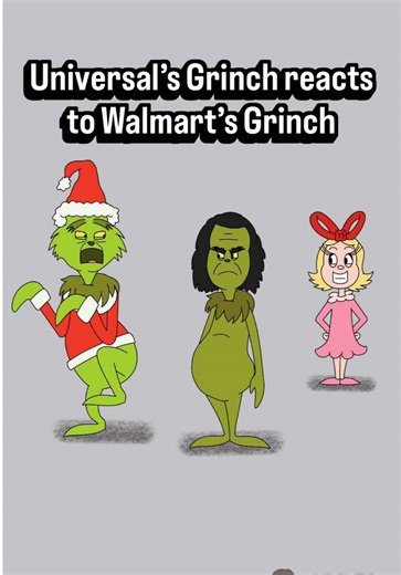 Anyone else think that the Grinch they got for the Walmart ads looks a little weird? Well this little animation is based off that premise. Because no one embodies The Grinch quite like Nick Darnell at Universal Studios @Nick Darnell #jarelington #TheGrinch #NickDarnell #UniversalStudios #WalmartGrinch