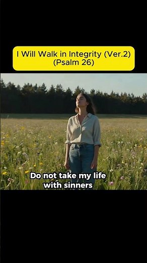🎵 I Will Walk in Integrity (Ver.2) I christian songs I gospel music I lyrics