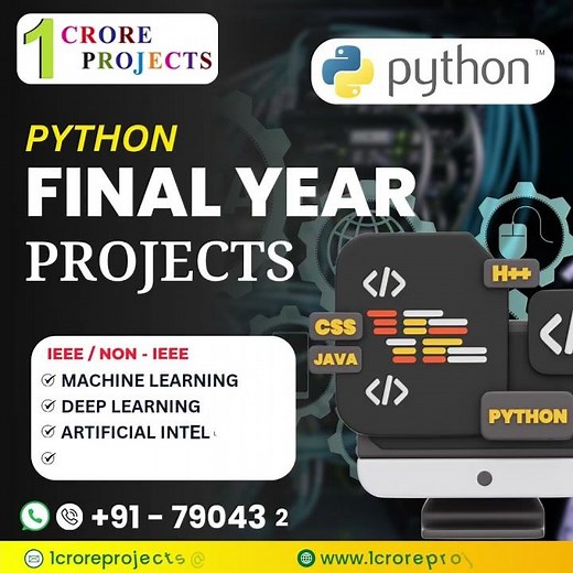 📢 Build Your Career with PYTHON Final Year Projects!