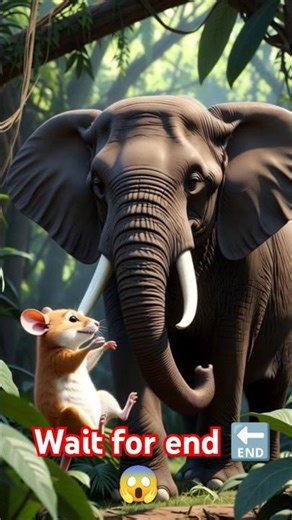 Hathi Aur Chuha: Jungle Ki Sabse Pyari Dosti ❤️🔥 | Real Story” #story #video #viralreels #emotional