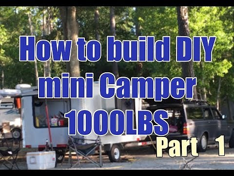 How to build a mini Camper trailer P1