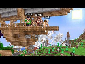 Building a WAR PLANE to Fight the ENDER DRAGON