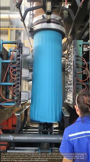 Making Plastic Pallets: The Industrial Blow Molding Process