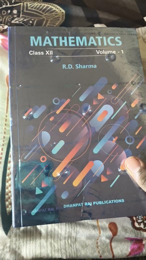 class 12th RD Sharma book for boards #book