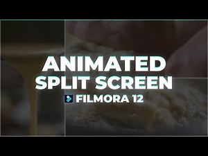 Animated Split Screen Animation On Filmora 12