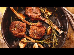 How to make pan seared #LambChops from a Rack of Lamb #easterrecipes