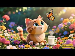 Tip Tip Pyari Billi | Cute Hindi Kids Nursery Rhyme Cartoon Song