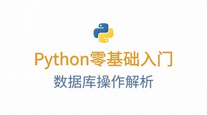31. python数据库操作解析，数据存储探秘