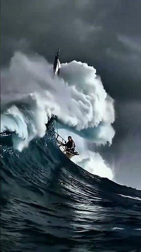 Tsunami Hits Boats Caught on Camera 🌊🚢