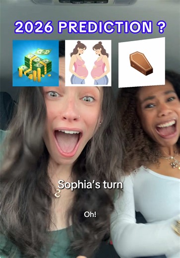 We thoroughly REBUKE these predictions and also we’re SUING for damages 🫢😳😡 #besties #bestiesforever #2026 #filters @Sophia & Noelle 💖