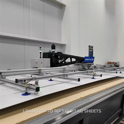 AUTO-loading ACM Panels to PanelBuilder CNC Router - Loadline HD