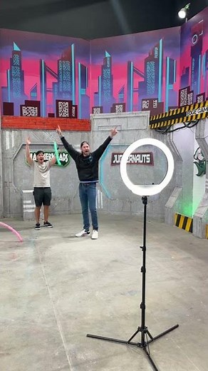 These Balloons never fly perfectly through the Ring Light!