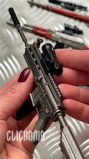 M416 Detachable Keychain AR15 - Tactical Mini Guns | Real Models #miniature #csgo #military #shorts