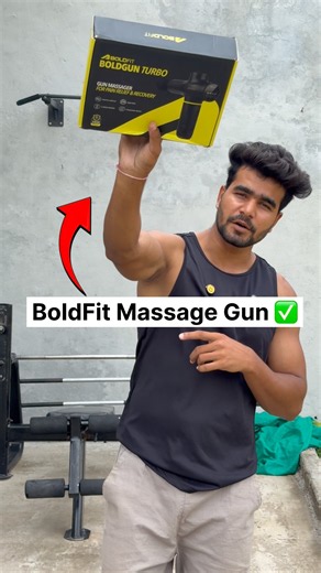 Best massage gun for muscle pain relief | Boldfit Massage Gun Review